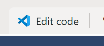 Opening the page in Visual Studio Code