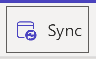 Sync button in Power Pages